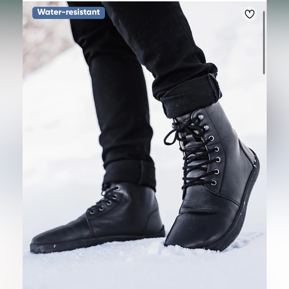 Be Lenka Barefoot Winter 3.0 Women’s Black Boots Size W5.5 EU37 - Picture 6 of 7